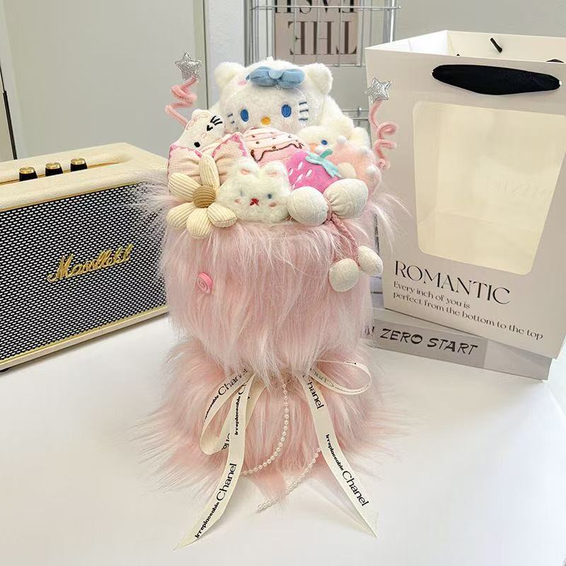 Hello Kitty Plush Bouquet - Perfect Gift for Girlfriend, BFF, & Girls