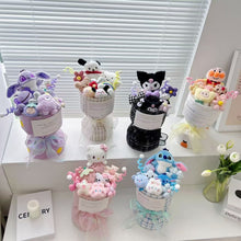 Load image into Gallery viewer, Cinnamoroll &amp; Kuromi Plush Bouquet - Cute Doll Gift for Girls &amp; Friends