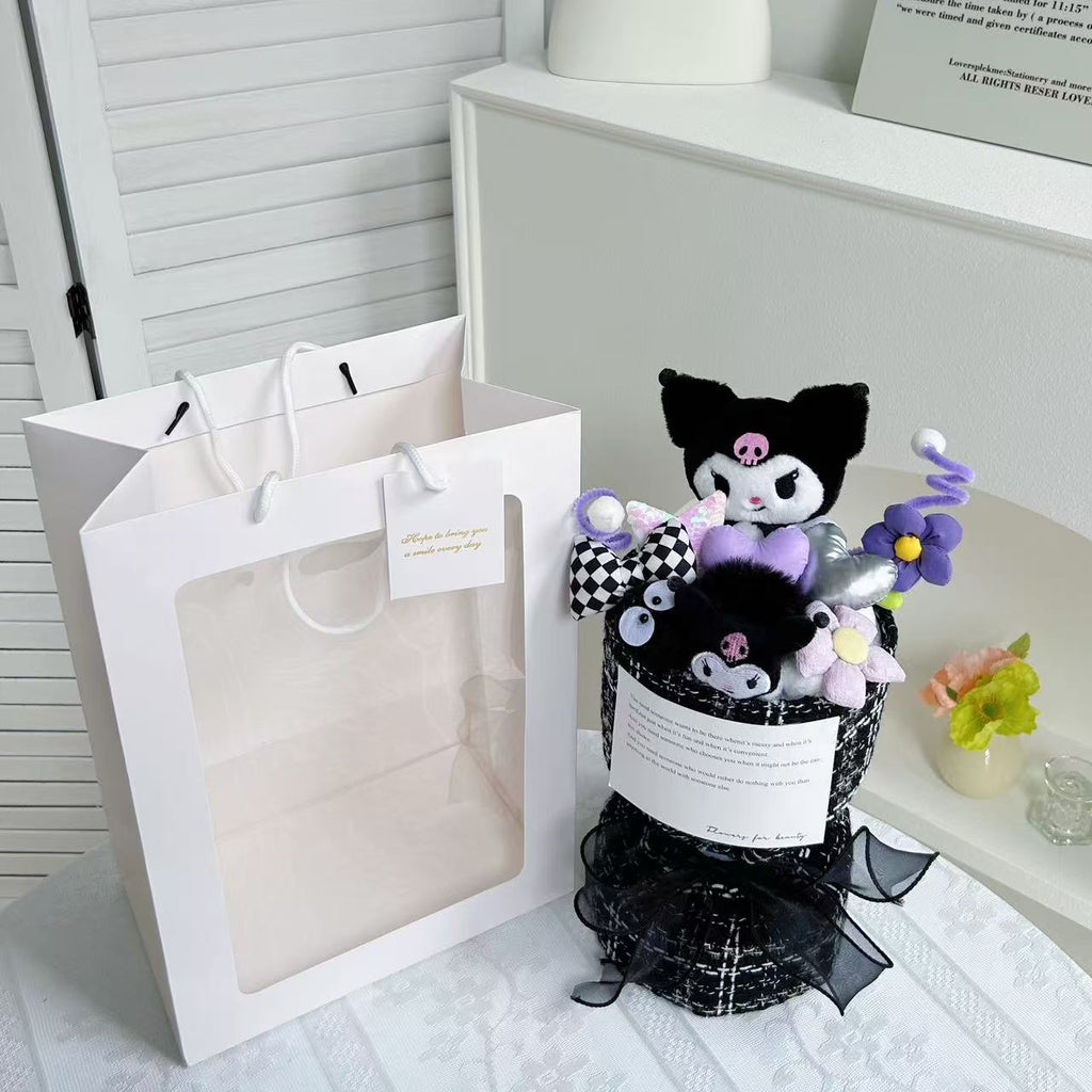 Cinnamoroll & Kuromi Plush Bouquet - Cute Doll Gift for Girls & Friends