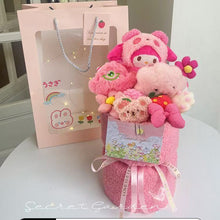 Load image into Gallery viewer, Cinnamoroll &amp; Kuromi Plush Bouquet - Cute Doll Gift for Girls &amp; Friends