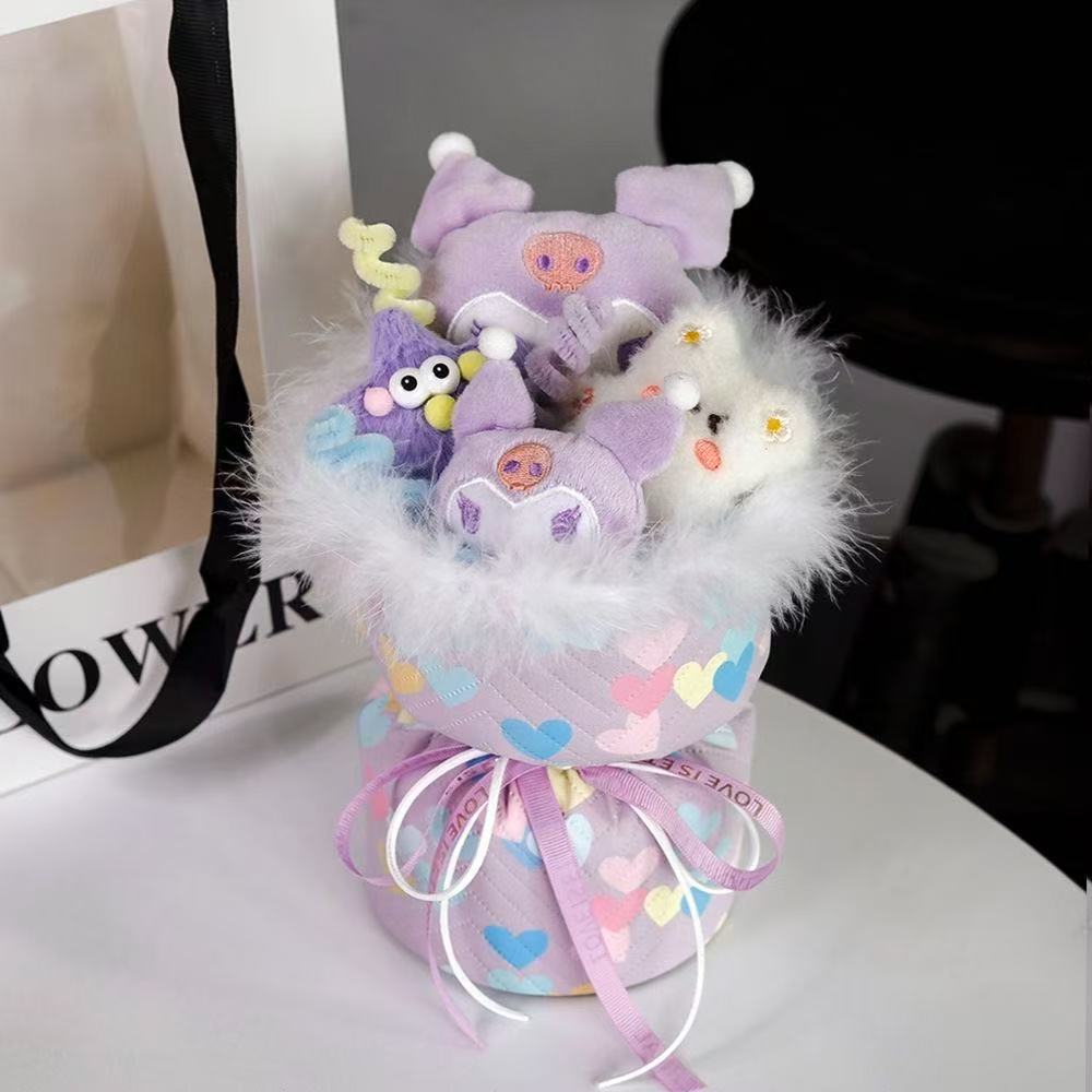 Plush Bouquet - Cinnamoroll & Kuromi Stuffed Animal Gift for Girls