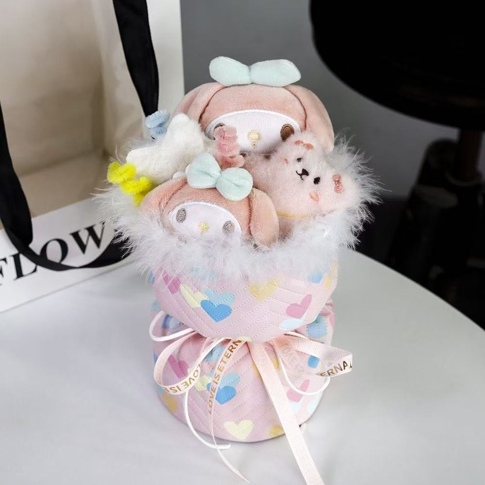 Plush Bouquet - Cinnamoroll & Kuromi Stuffed Animal Gift for Girls