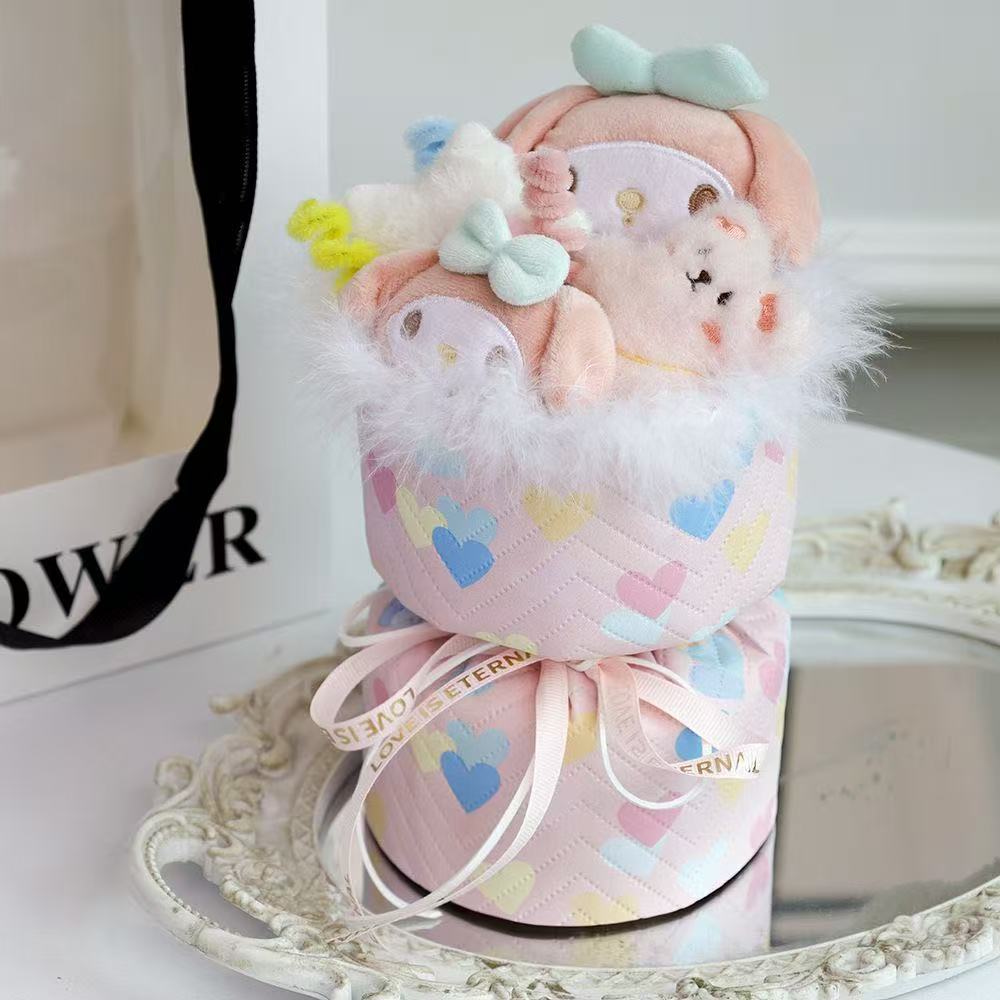 Plush Bouquet - Cinnamoroll & Kuromi Stuffed Animal Gift for Girls