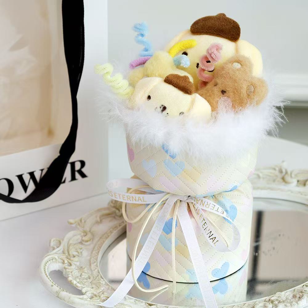 Plush Bouquet - Cinnamoroll & Kuromi Stuffed Animal Gift for Girls