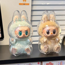 Load image into Gallery viewer, Labubu Vinyl Figure Case – Transparent Dustproof Display Box