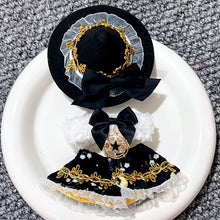 Load image into Gallery viewer, Labubu Dress-Up Collection: Generations 1-2 Sitting Party Outfits - Wizard Cloak &amp; Spellbound Hat Bundle